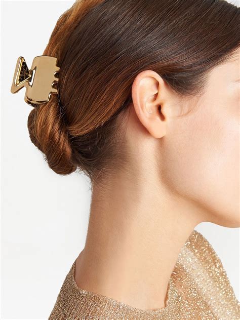 prada hair clip black|prada hair claw.